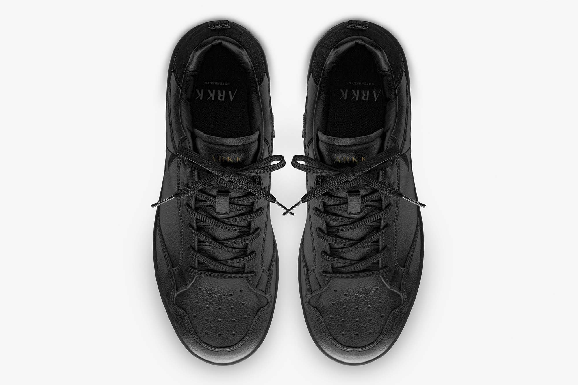 ARKK Collection Visuklass Leather Suede HL S-C18 | Triple Black | Men Visuklass